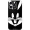 Looney Tunes Bugs Bunny Plain Black and White iPhone 16 Pro Skin